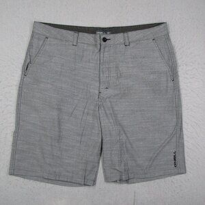 ONeill Shorts Mens 40 Gray Casual Flat Front 10" Walk Casual Golf Resort Skate